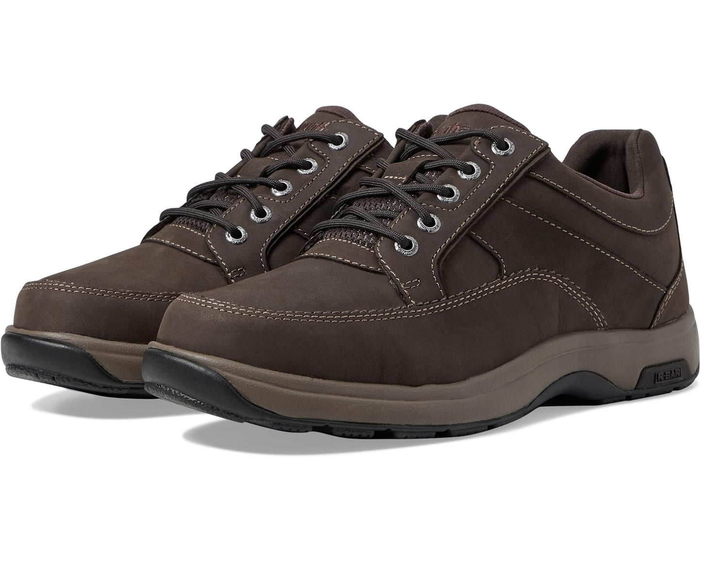 Men's Dunham Midland Oxford Waterproof Brown Nubuck