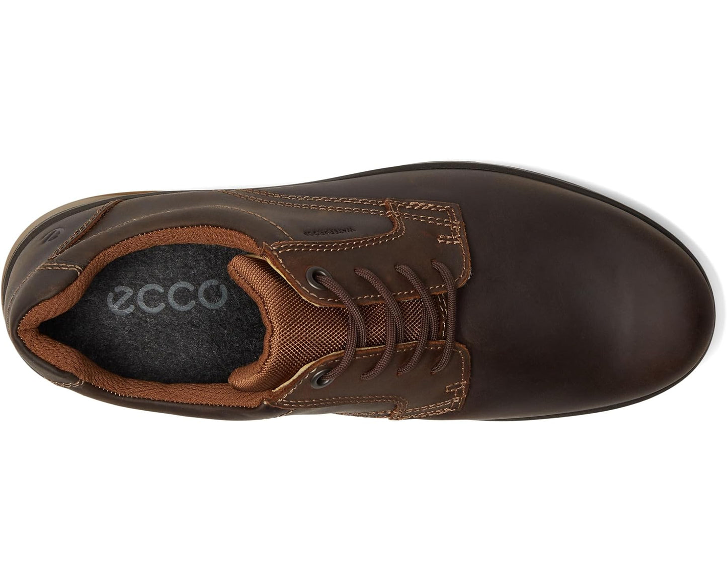 Men's ECCO Sport Rugged Track Plain Toe Low Waterproof Hiking Shoe Camel