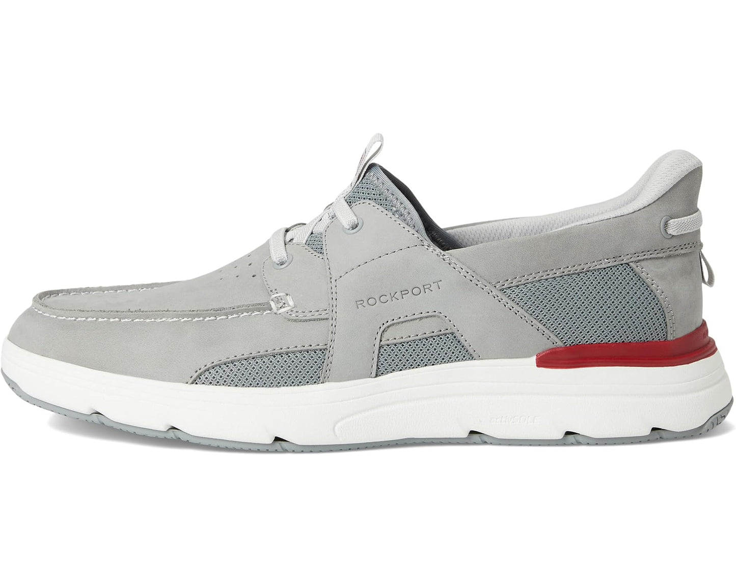 Men's Rockport Seadon Light Grey Nubuck