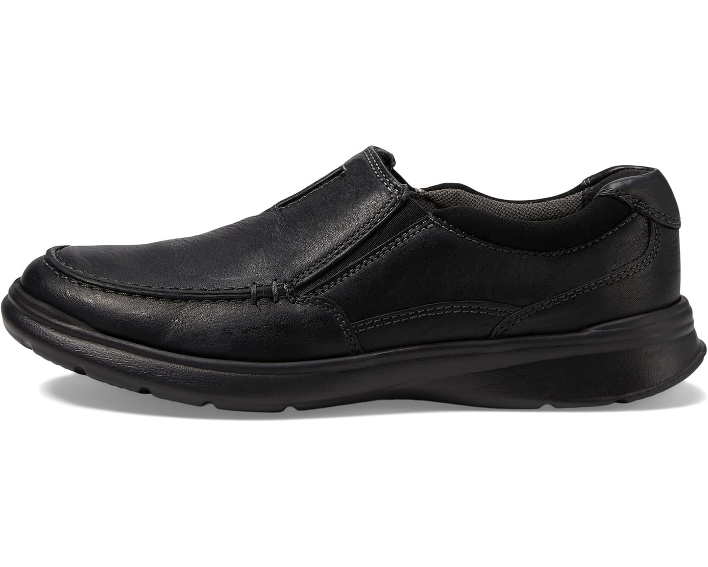 Men's Clarks Cotrell Free Black Oily Leather