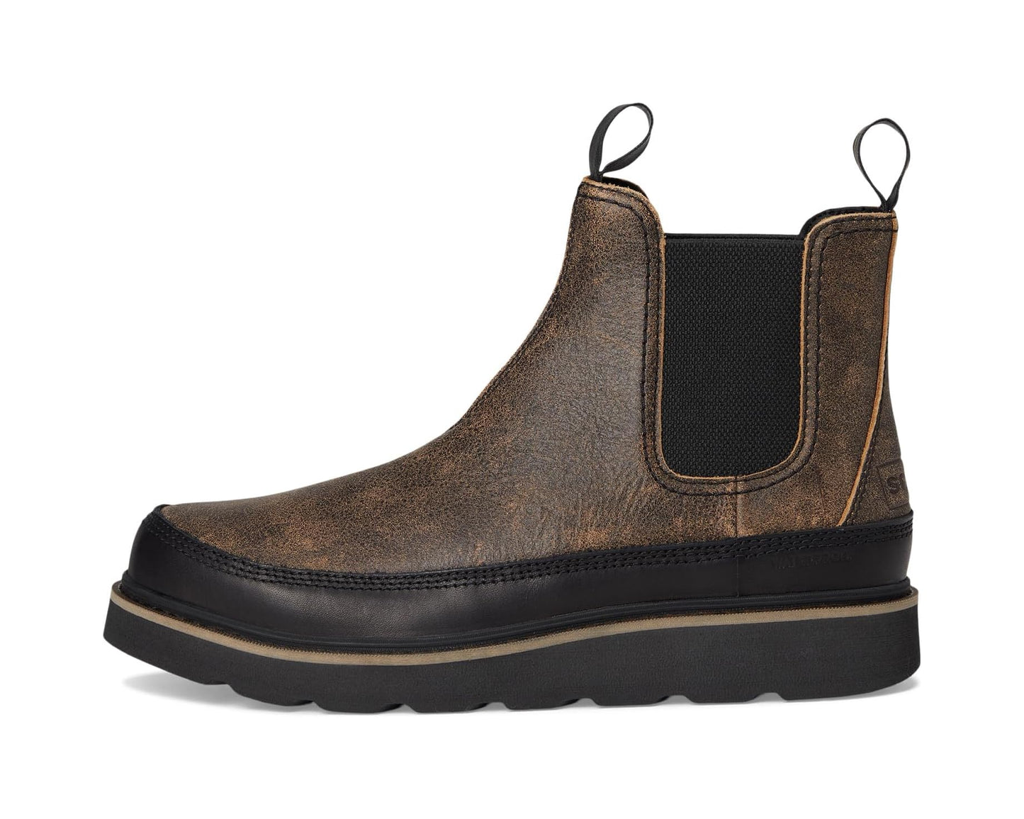 Men's SOREL Slabtown 62' Chelsea Waterproof Canoe/Black