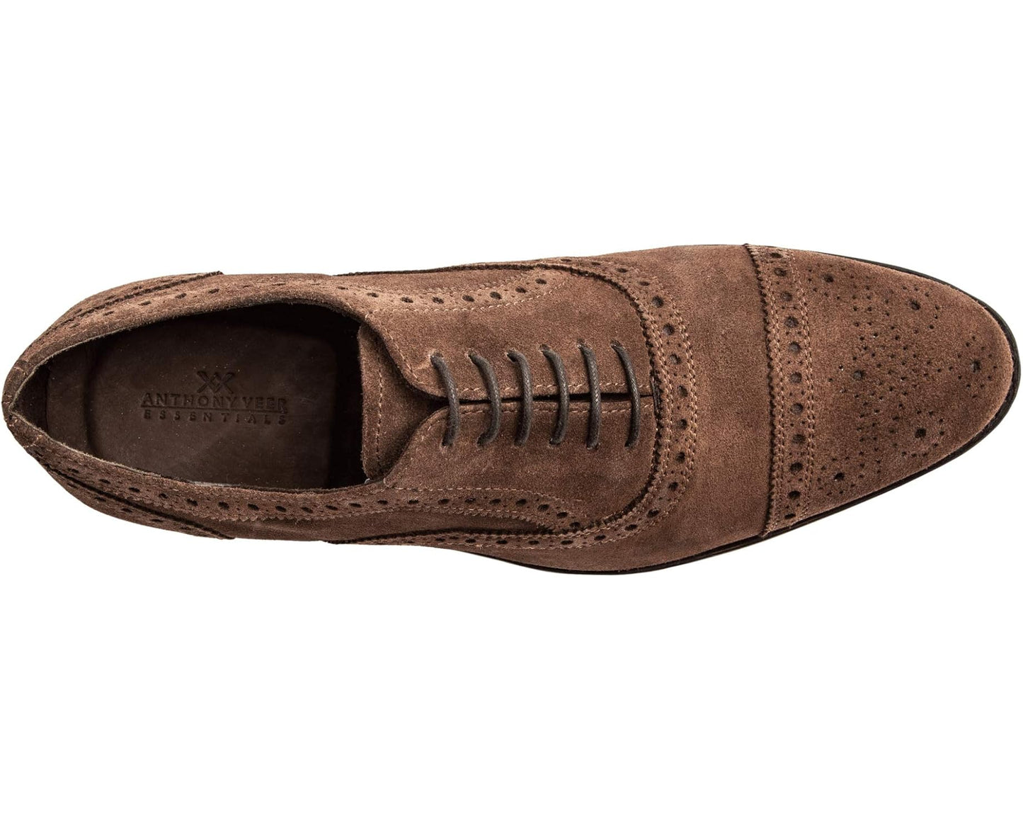 Men's Anthony Veer Ford Quarter Brogue Oxford Honey Brown