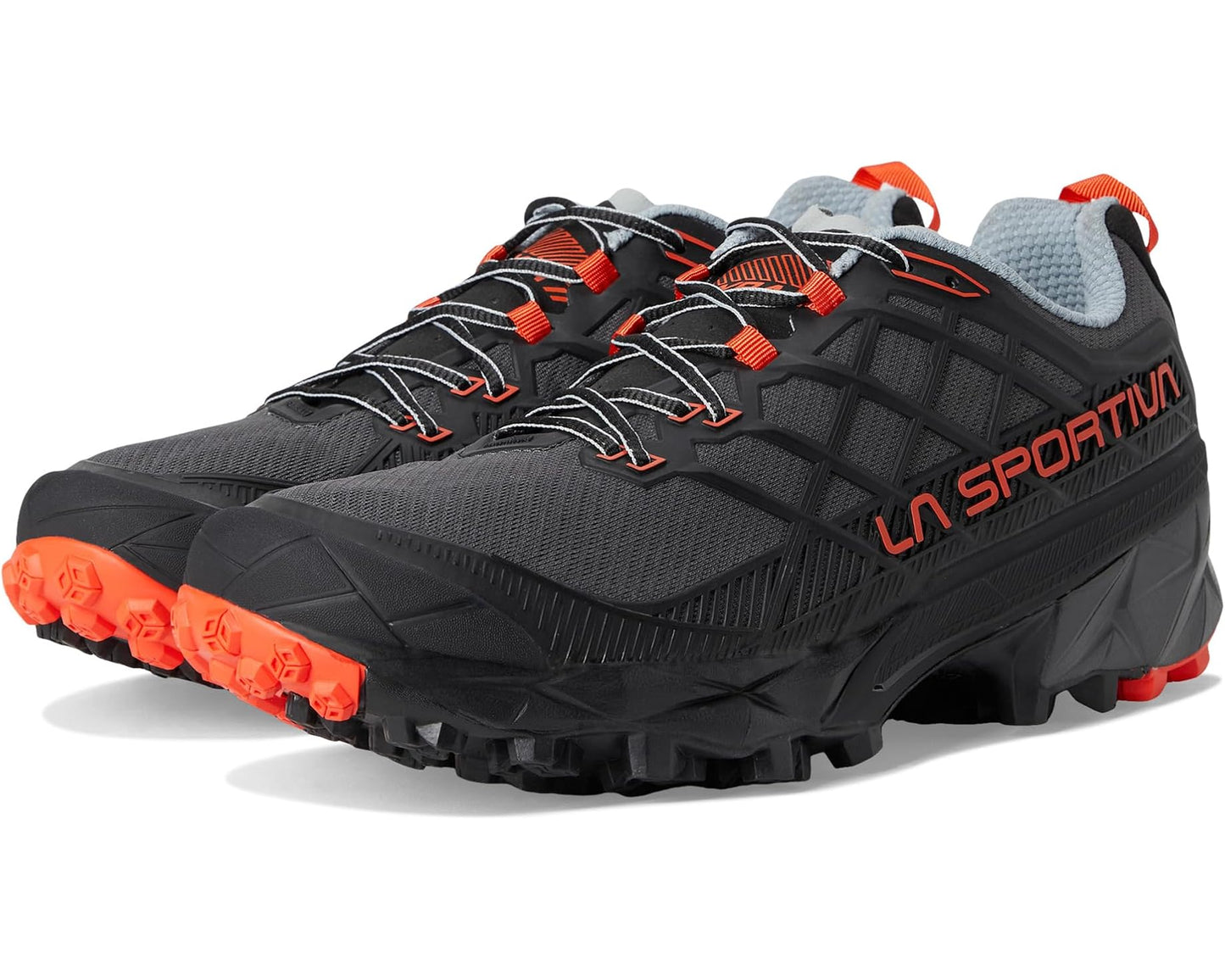 Men's La Sportiva Akyra II Carbon/Cherry Tomato