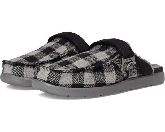 Men's Sanuk Happy Hour Lite Buffalo Chill Black/Grey