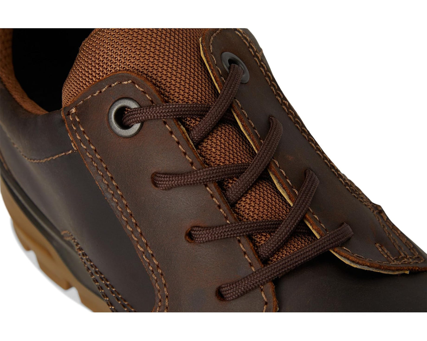 Men's ECCO Sport Rugged Track Plain Toe Low Waterproof Hiking Shoe Camel