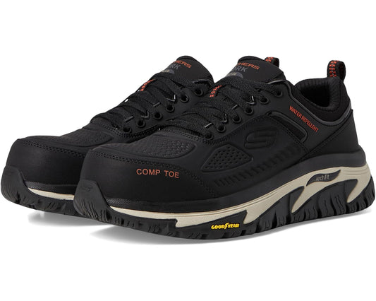 Men's SKECHERS Work Arch Fit Road Walker Comp Toe Black