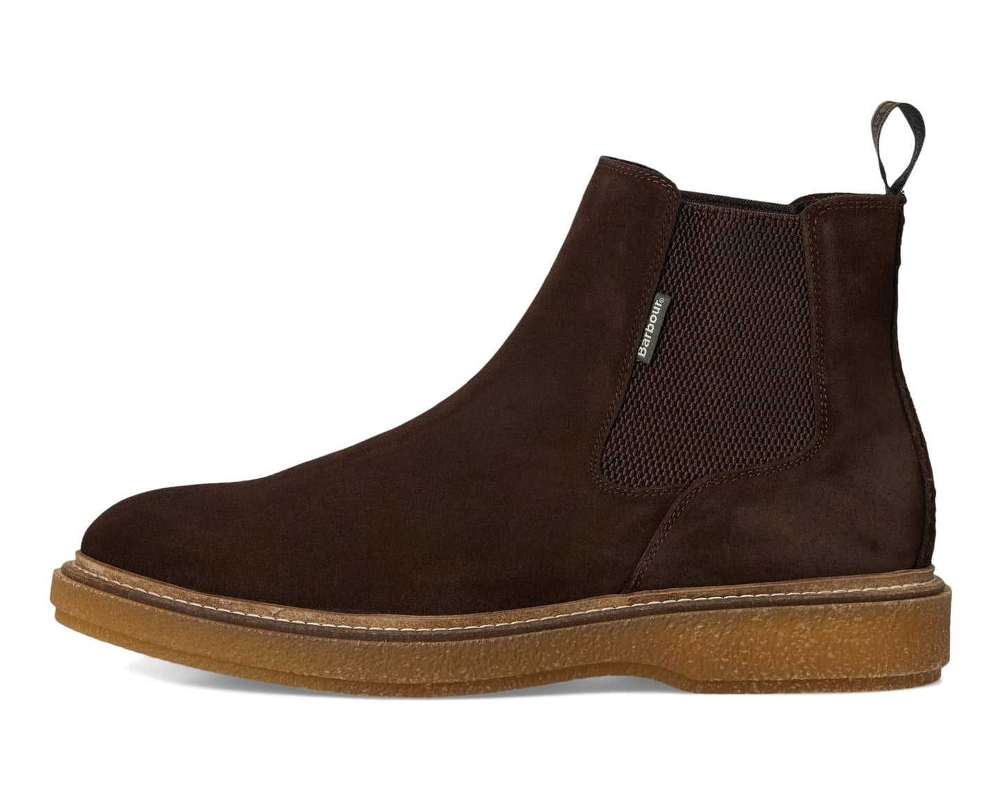 Men's Barbour Tinstone Chelsea Boots Choc Suede