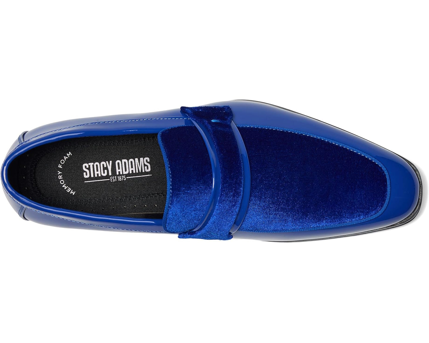 Men's Stacy Adams Spratley Saddle Slip-On Royal Blue