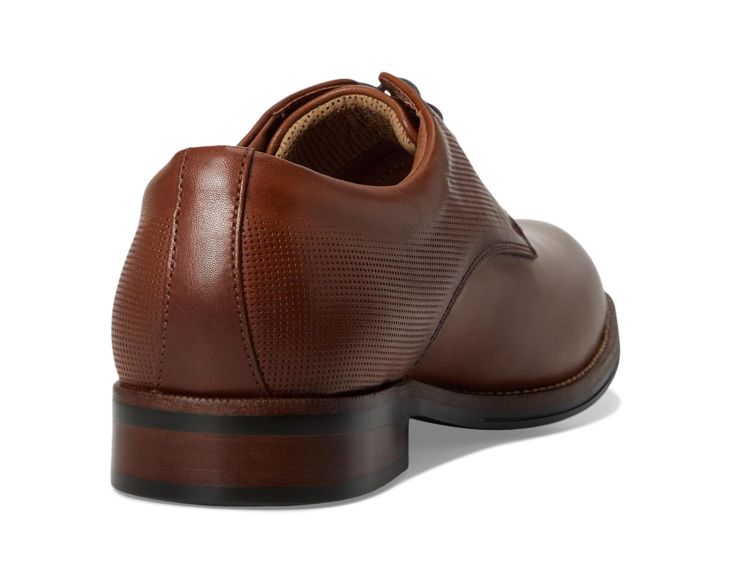 Men's Johnston & Murphy Xc Copley Plain Toe Cognac Waterproof Embossed Full Grain