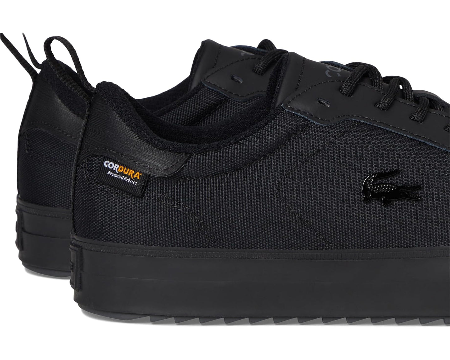 Men's Lacoste Powercourt Winter Outdoor Sneakers Black/Black