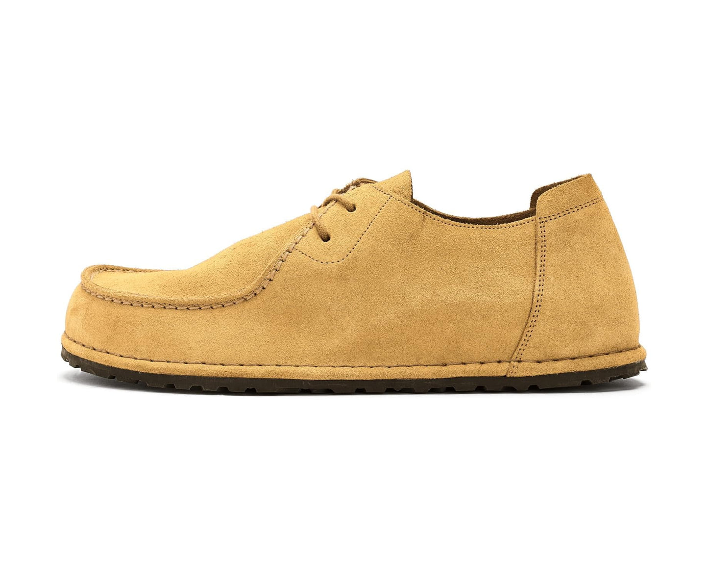 Men's Birkenstock Utti Lace Up - Suede Cork Brown
