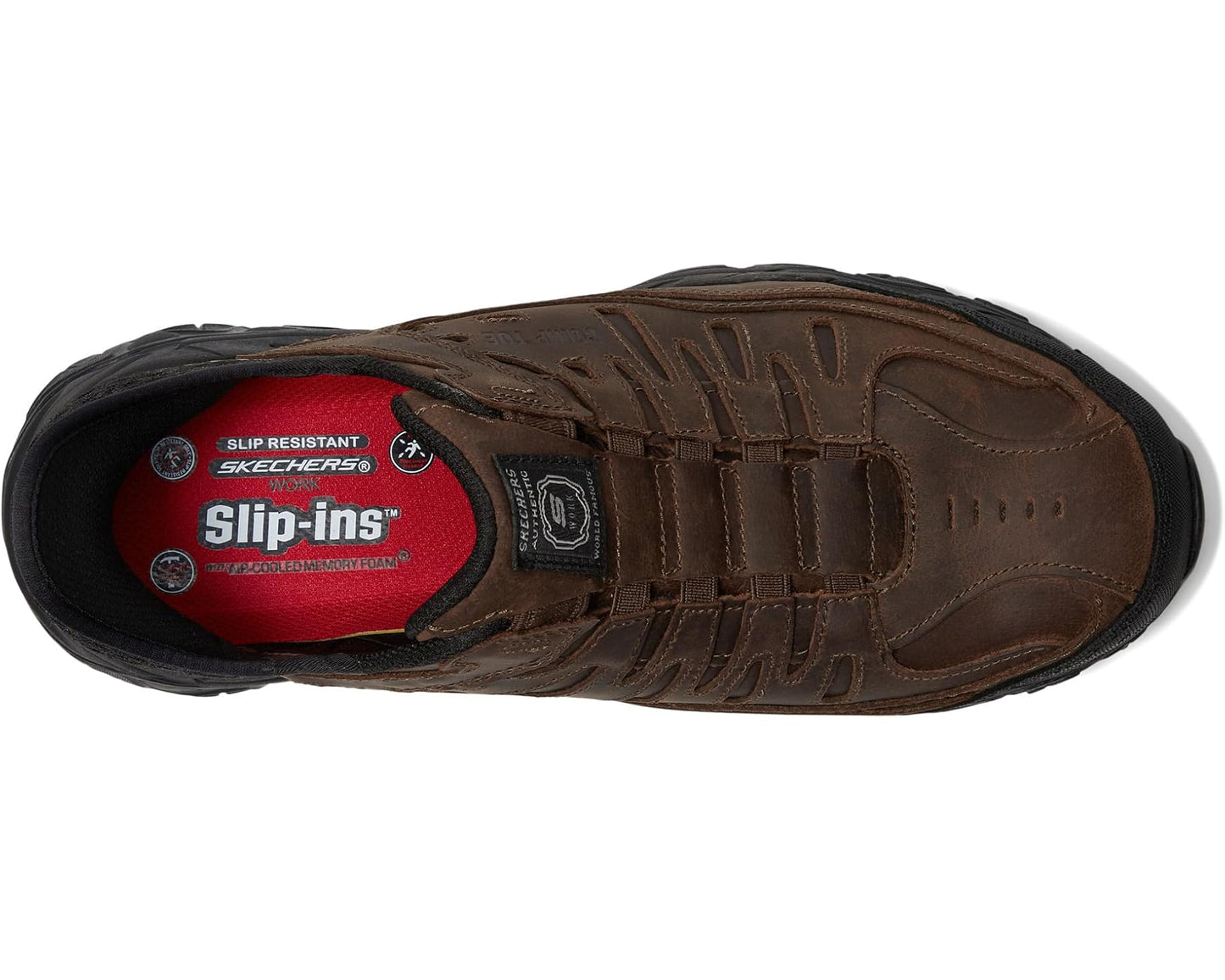 Men's SKECHERS Work Holdredge - Ryker Comp Toe Brown