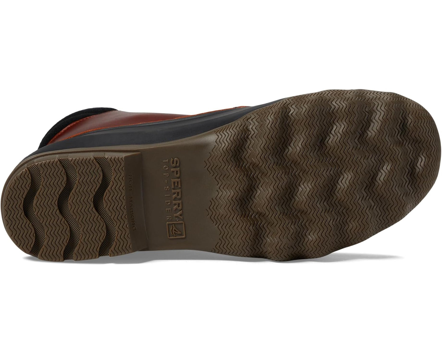Men's Sperry Avenue Duck Boot Black/Amaretto