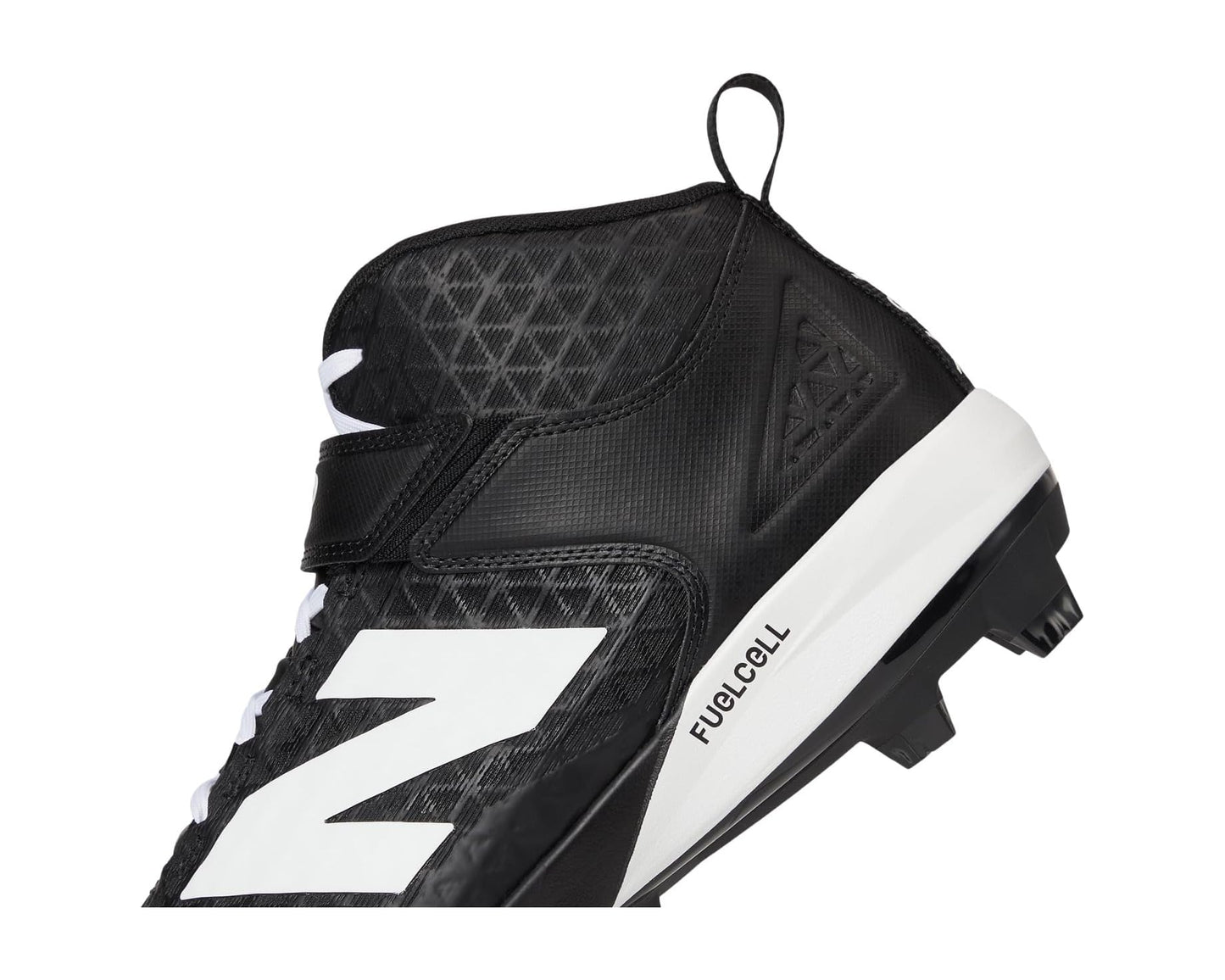 Men's New Balance Fuelcell 4040 V8 Mid-molded Baseball Cleats Black/White