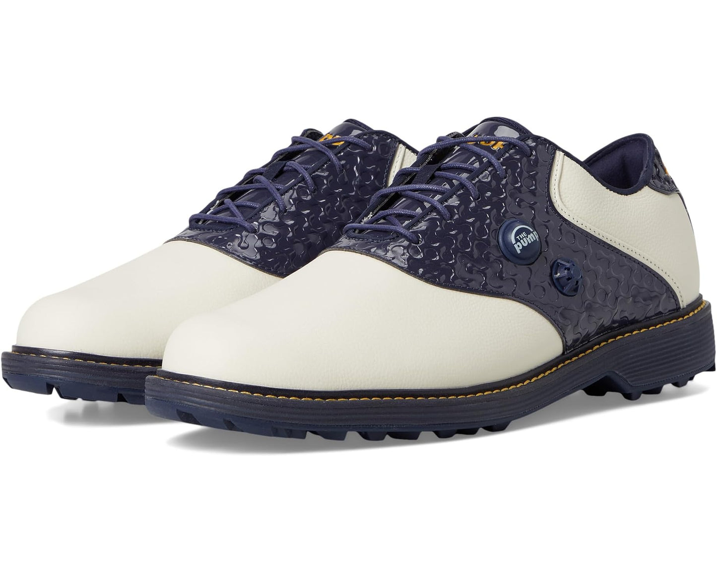 Unisex Reebok OG Pump Golf Navy/Chalk/Yellow