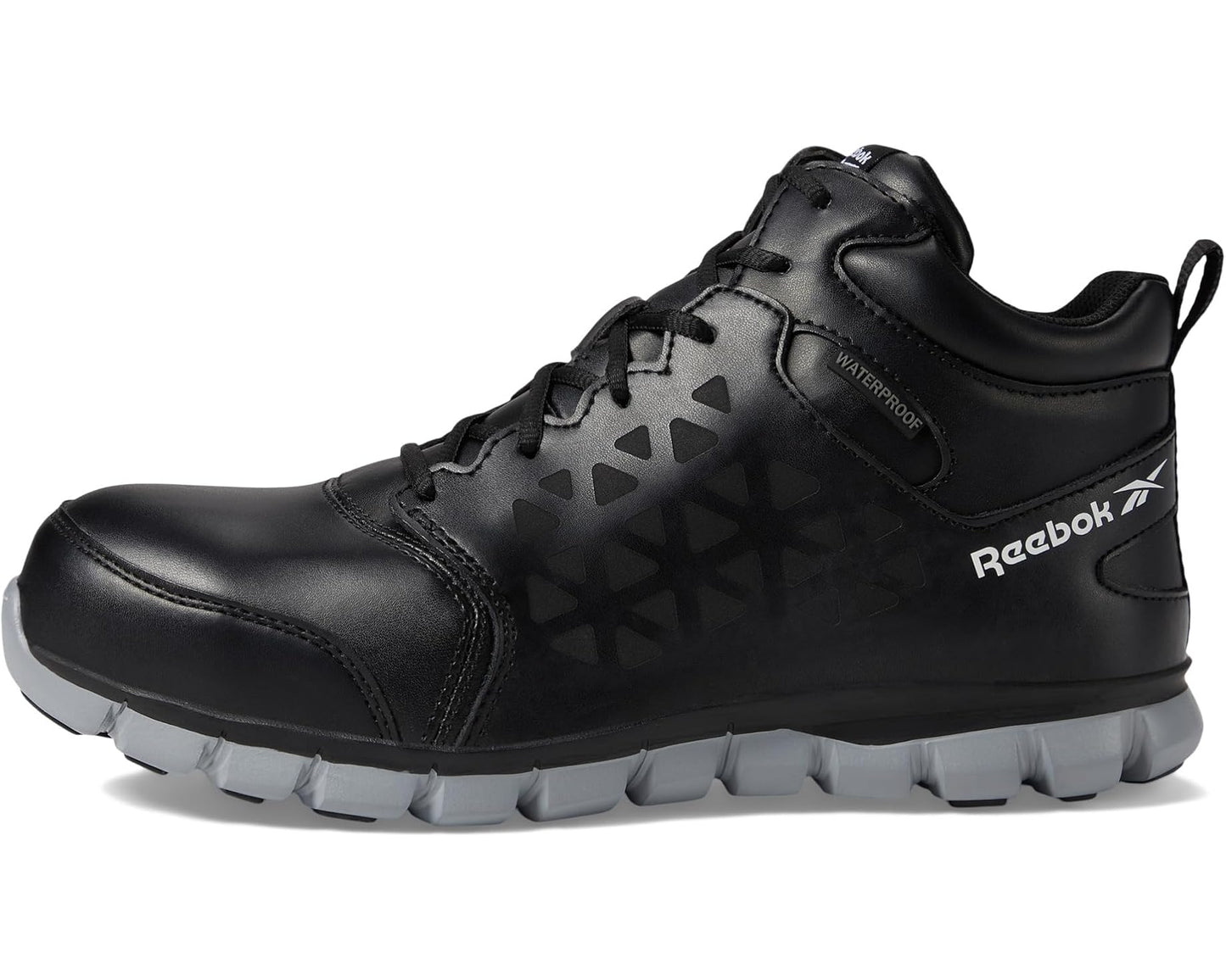 Men's Reebok Work Sublite Cushion Work Mid Comp Toe EH Black/Grey