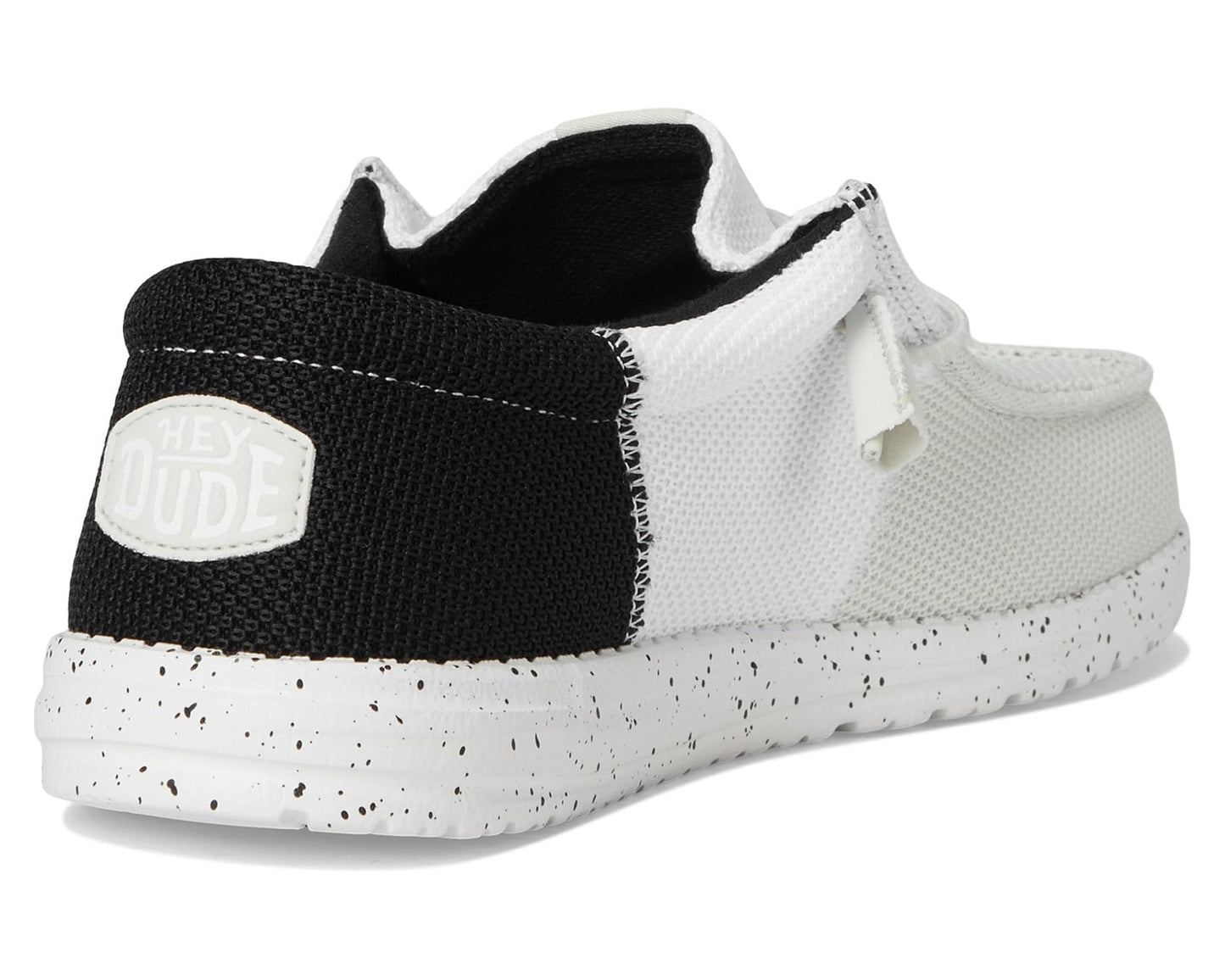 Men's Hey Dude Wally Tri Varsity Mesh White/Black