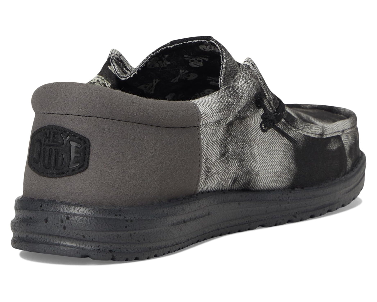 Men's Hey Dude Wally Funk Over Dye Black/Granite Grey