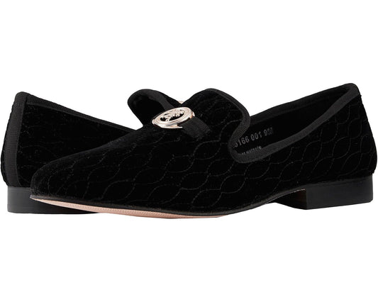Men's Stacy Adams Valet Velour Slip-On Loafer Black