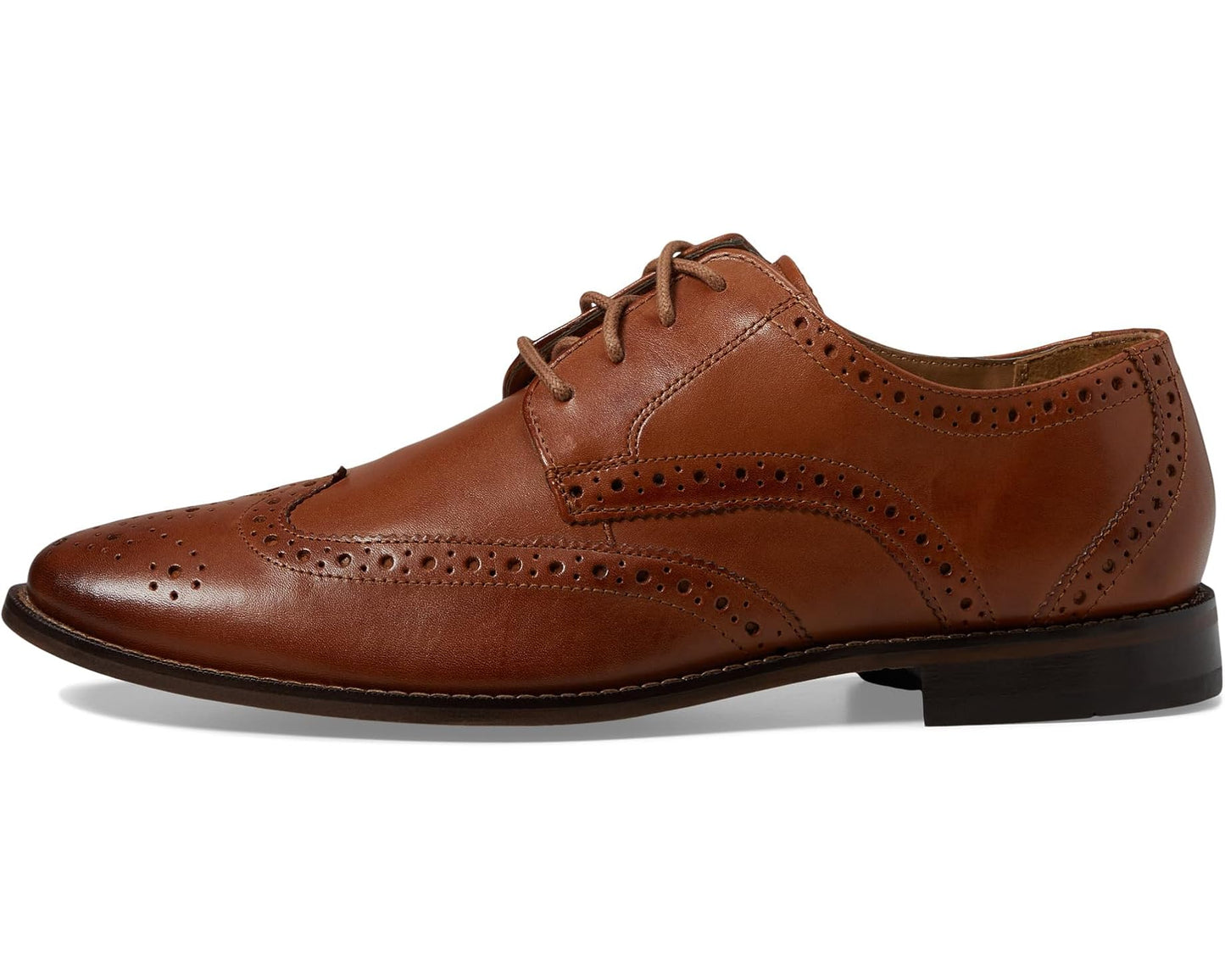 Men's Florsheim Montinaro Wingtip Oxford Saddle Tan Smooth
