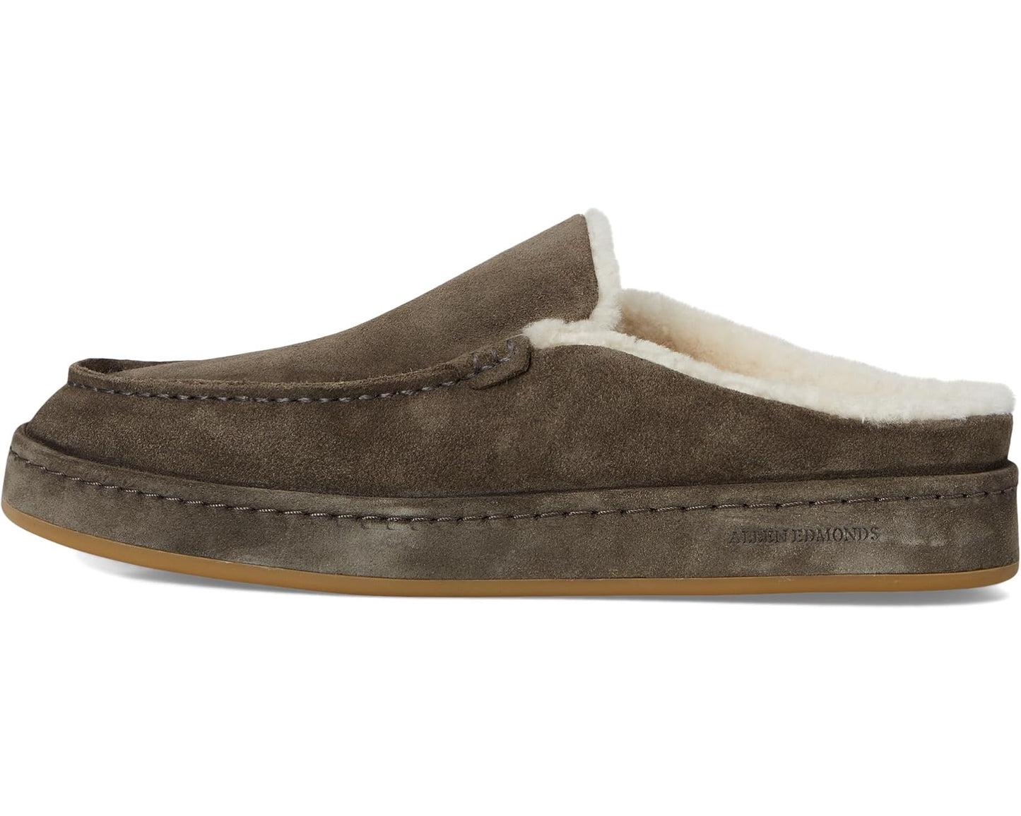 Men's Allen Edmonds Bowen Slip-On Shoes Dark Grey Suede