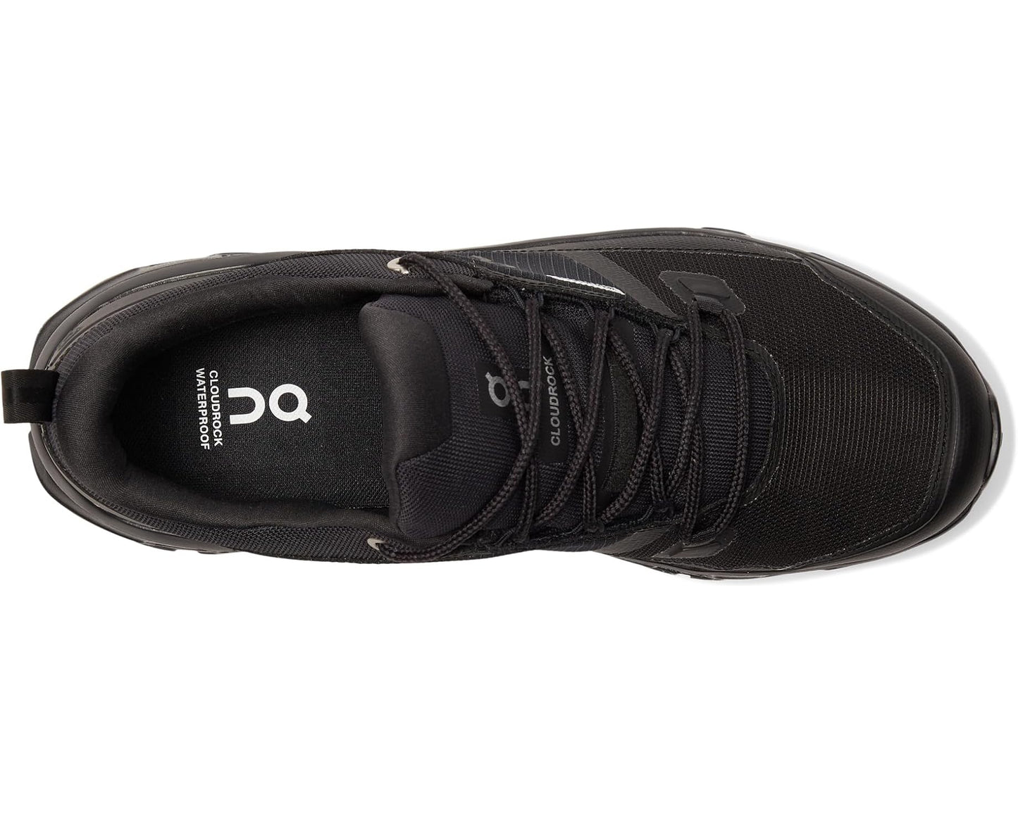 Men's On Cloudrock Low Waterproof Black/Black