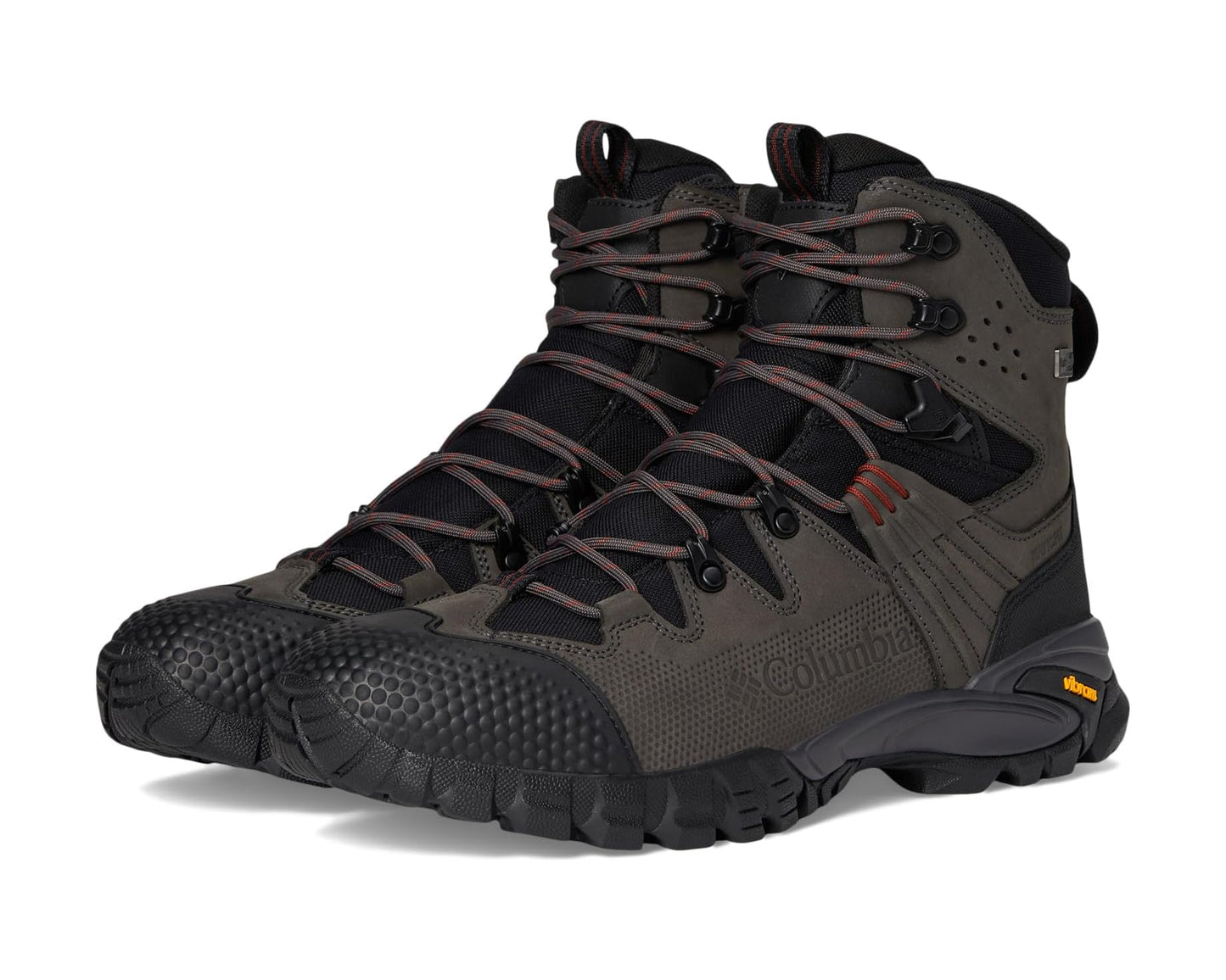 Men's Columbia Navigator Trek Outdry Leather Black/Spice
