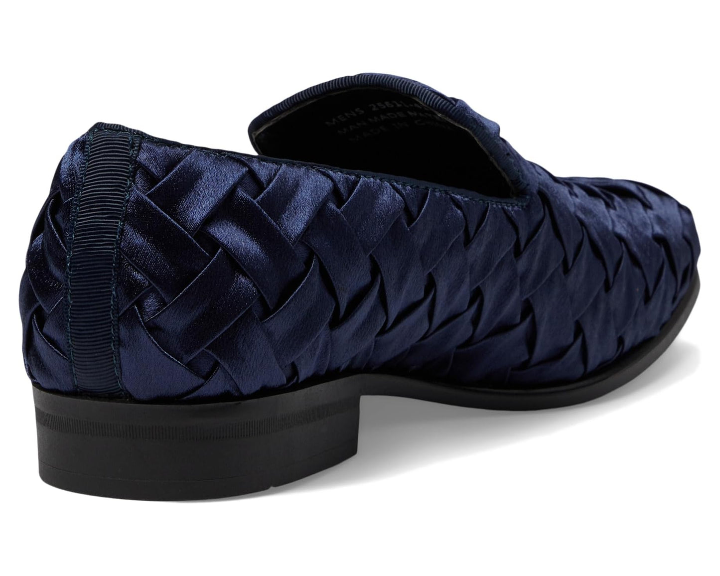 Men's Stacy Adams Savoir Satin Slip-On Loafer Navy