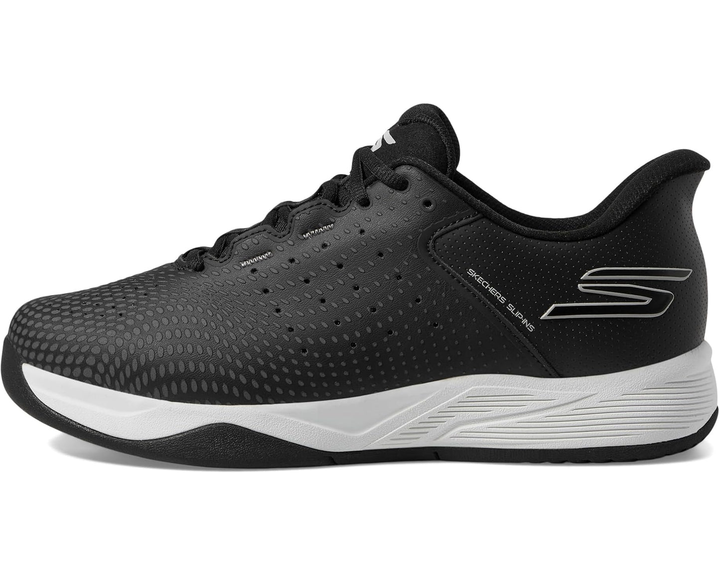 Men's SKECHERS Skechers Pickleball Slip-ins Relaxed Fit: Viper Court Reload Black/White