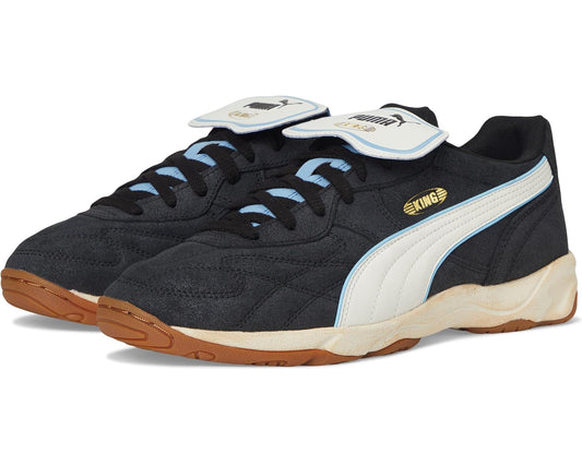 Men's PUMA King Indoor Shoes Black/Warm White