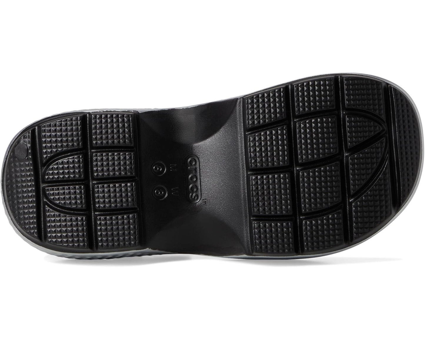 Unisex Crocs Stomp Clogs Silver