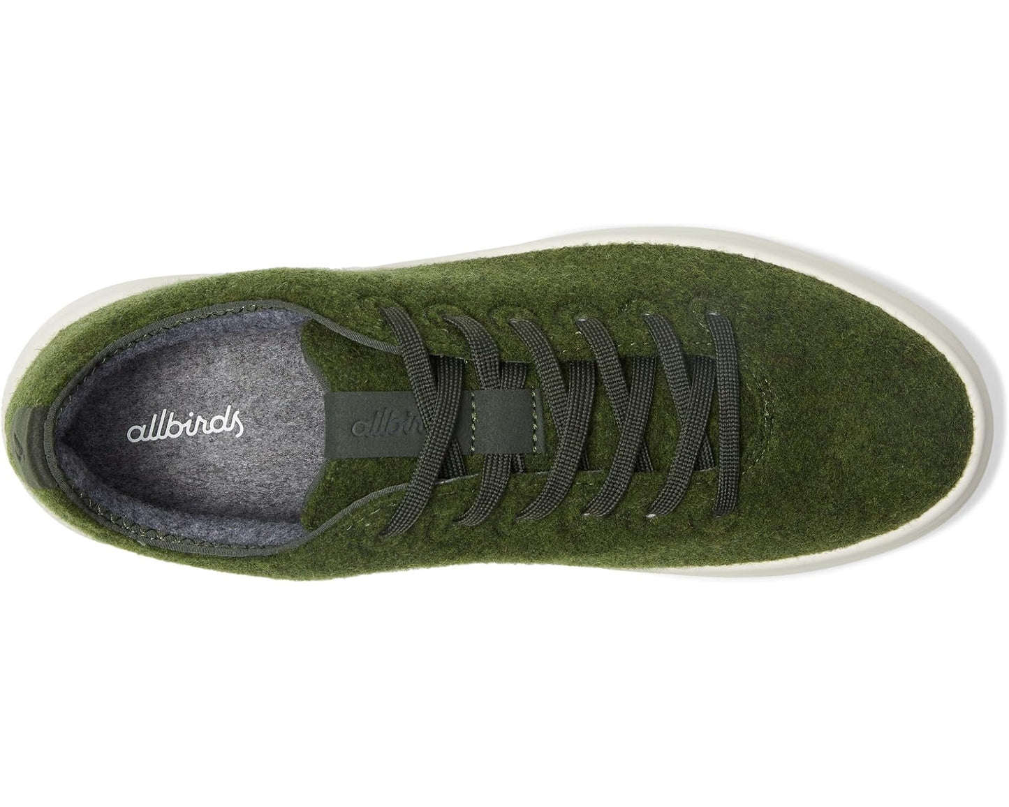 Men's Allbirds Wool Cruiser Forest Green (Natural White)