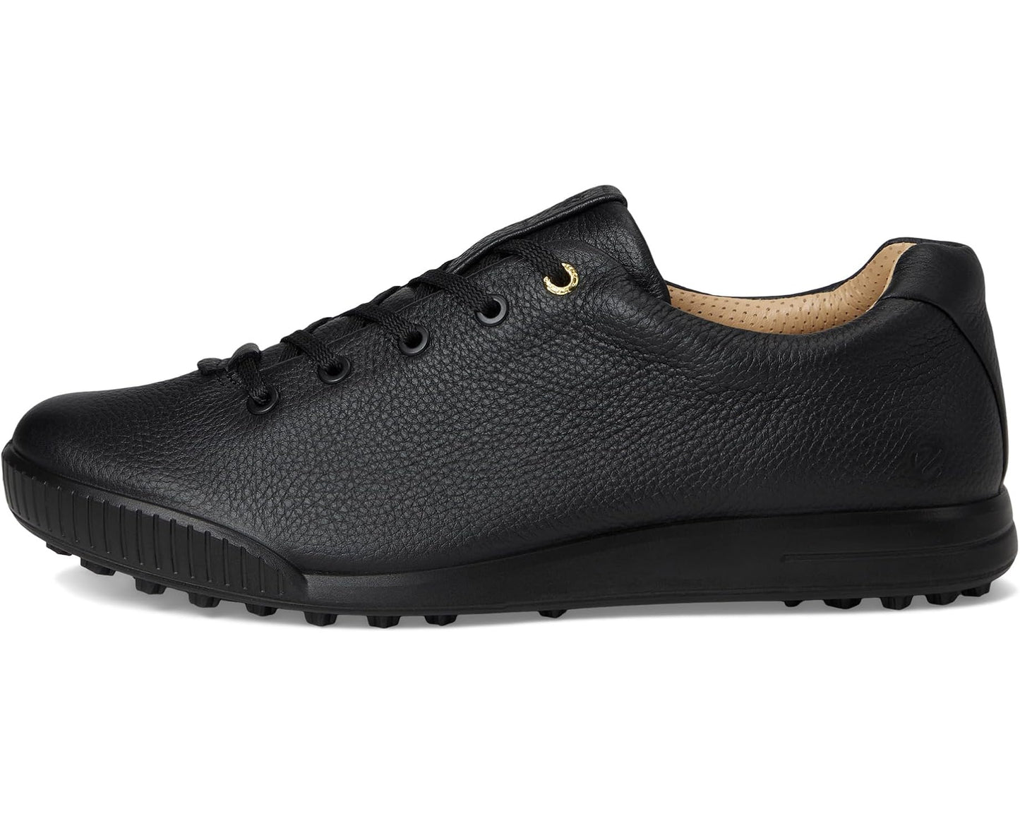 Men's ECCO Golf Street Retro Hybrid Waterproof Golf Shoe Black