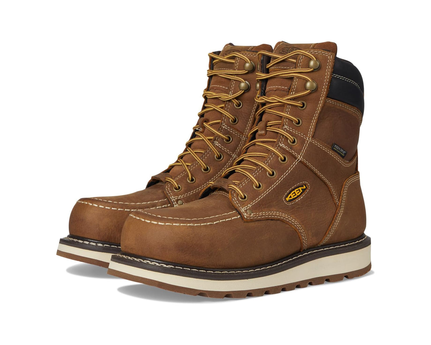Men's KEEN Utility Cincinnati 8 Waterproof (Comp Toe) Belgian/Sandshell