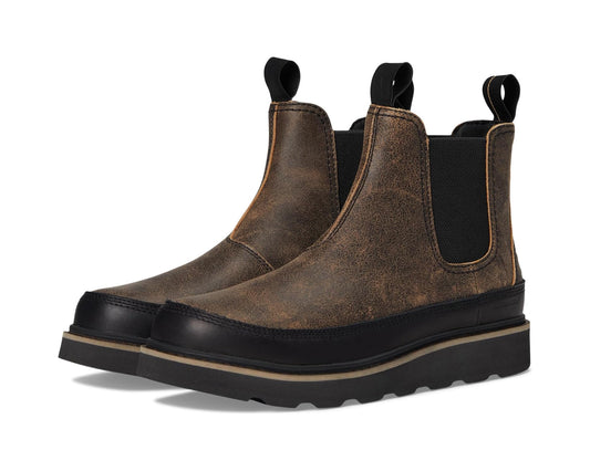 Men's SOREL Slabtown 62' Chelsea Waterproof Canoe/Black