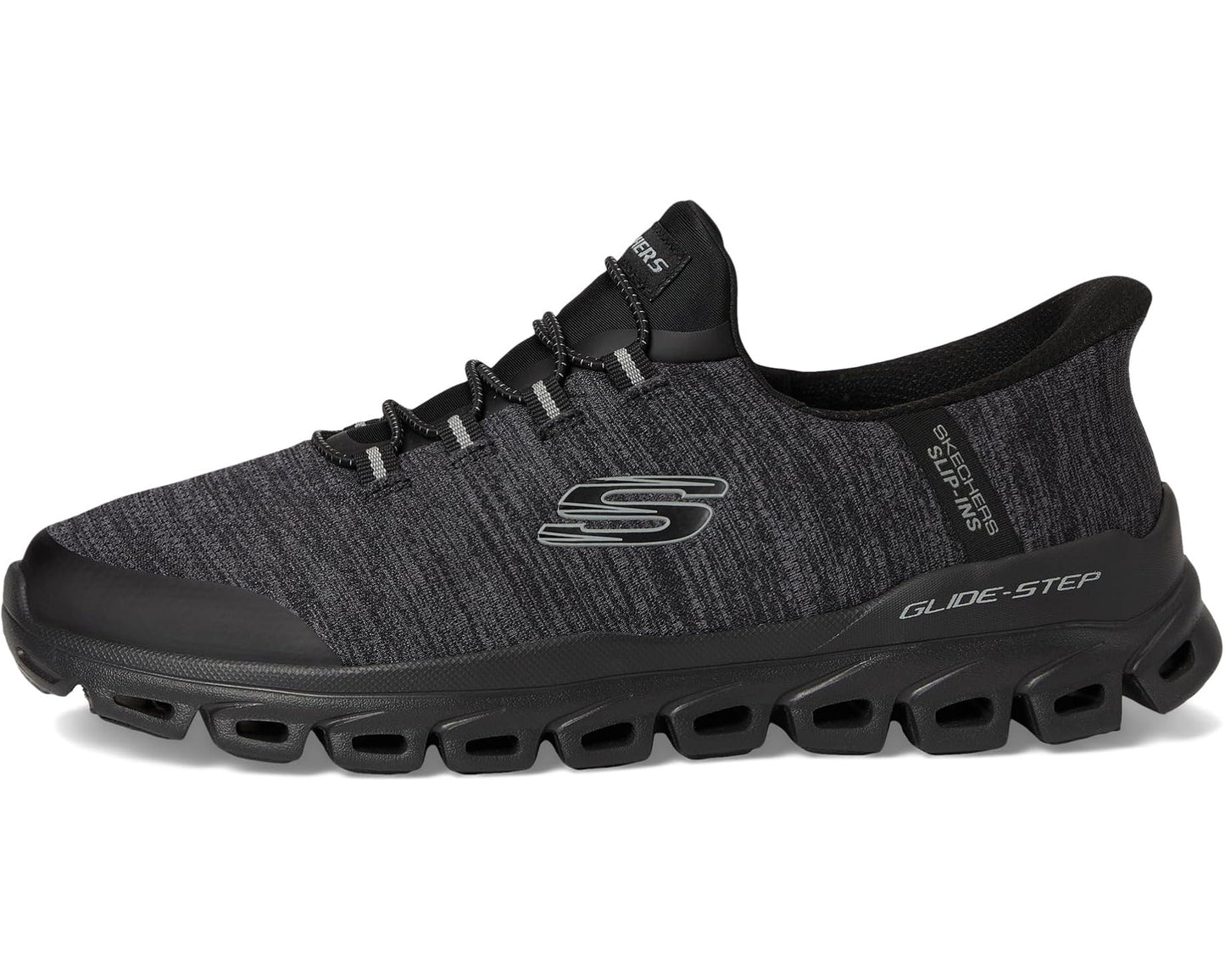 Men's SKECHERS Glide-Step Zefyr Hands Free Slip-in Charcoal/Black