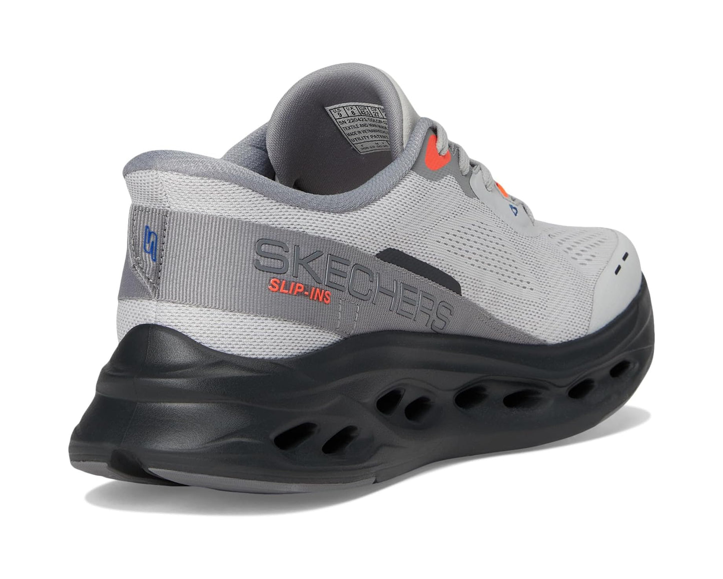 Men's SKECHERS Hands Free Slip-ins Max Cushioning Glide-Step - Advert Sneaker Gray/Black
