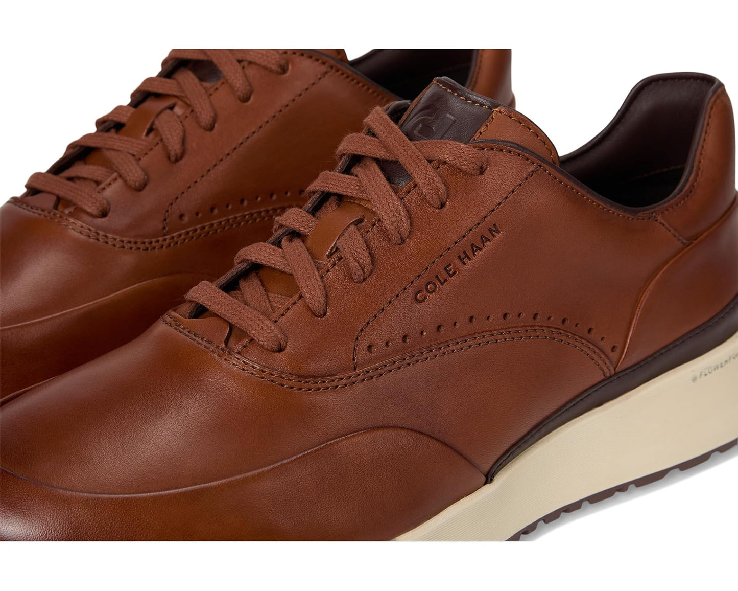 Men's Cole Haan Premium Gentleman's Sneakers Runners British Tan/Madeira/Angora