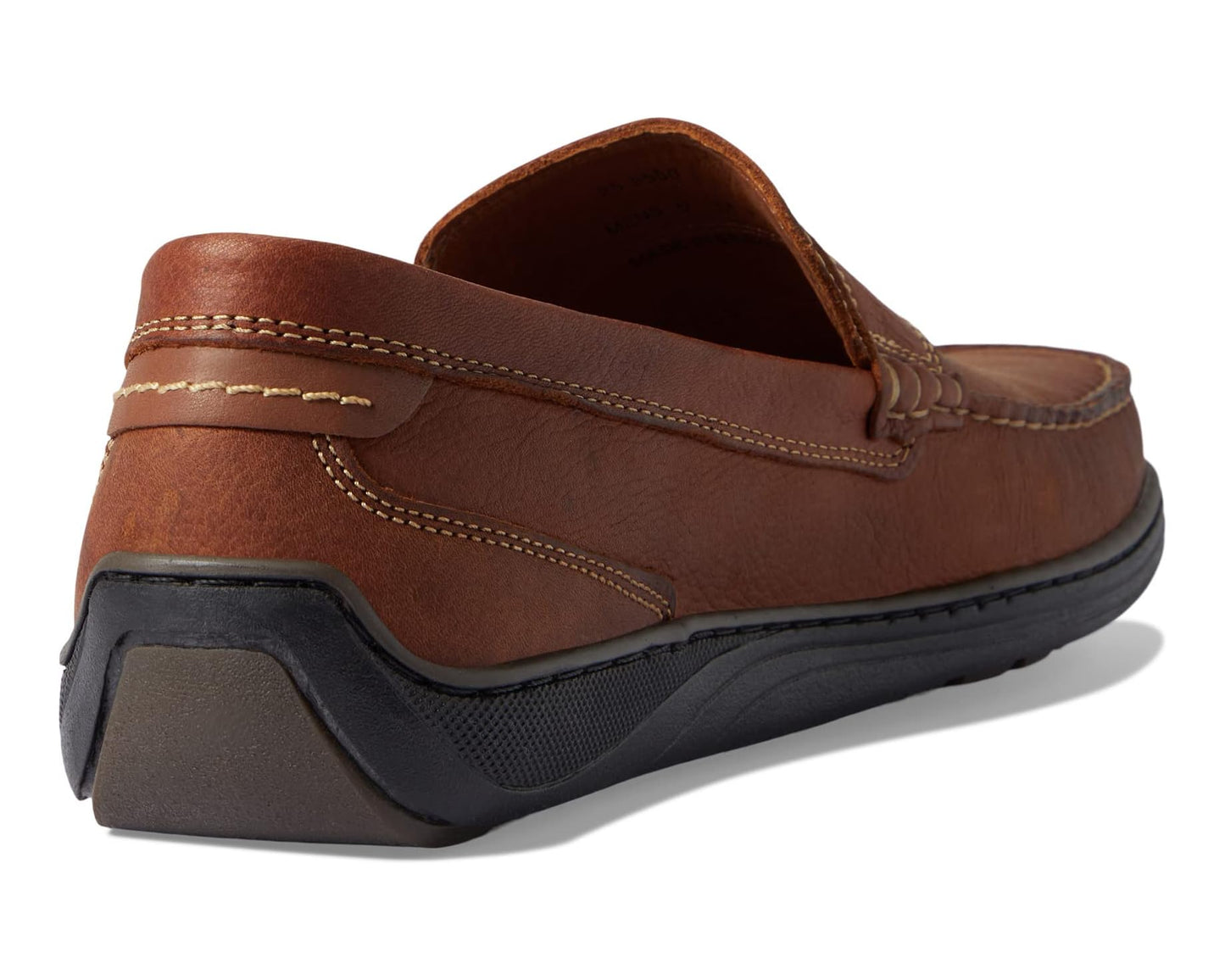 Men's Johnston & Murphy Emmett Penny Dark Tan Full Grain