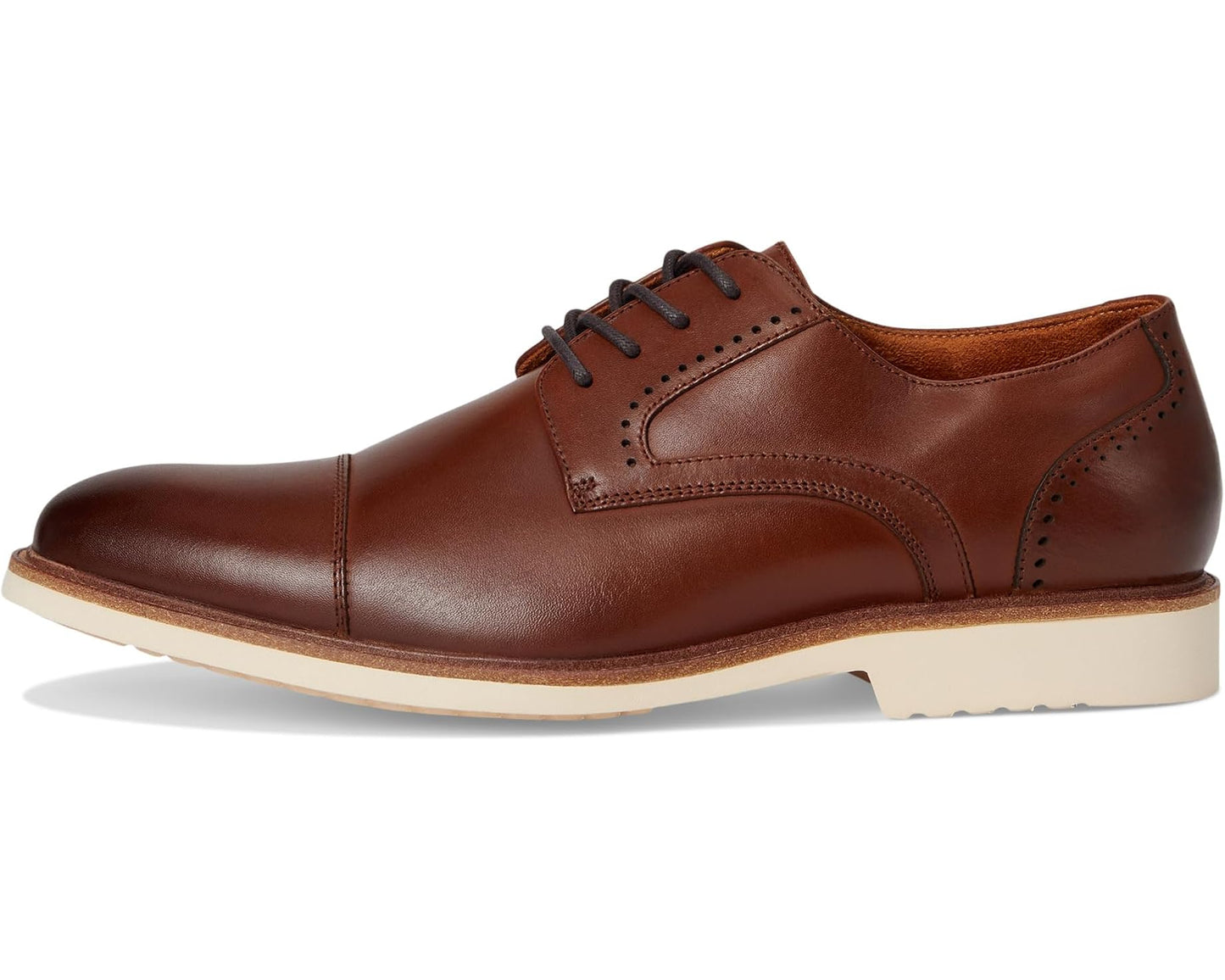 Men's Stacy Adams Wesbridge Cap Toe Lace-Up Chocolate