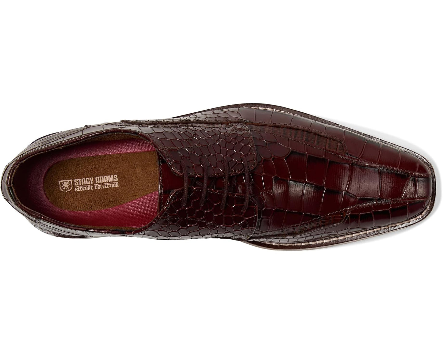 Men's Stacy Adams Gabardo Bike Toe Lace-Up Cognac