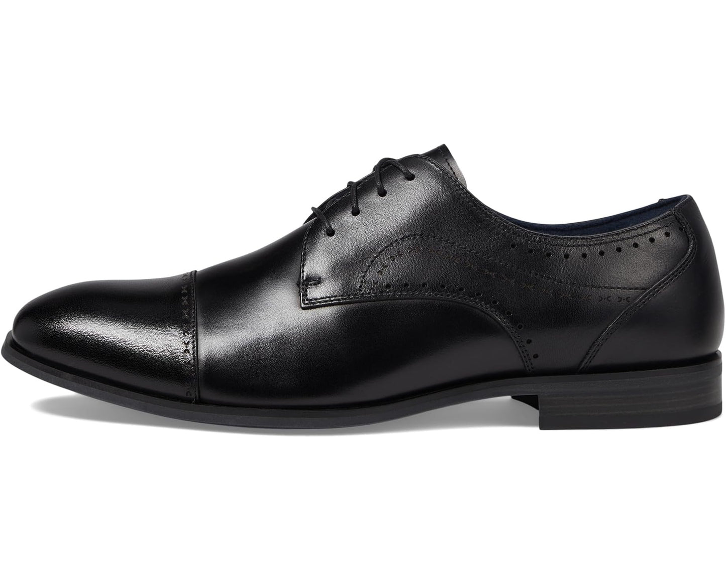 Men's Stacy Adams Bryant Cap Toe Lace-Up Black