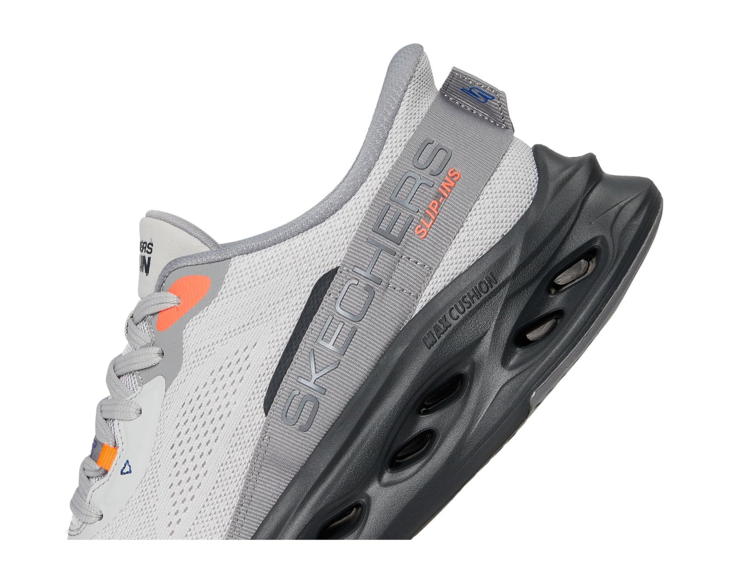 Men's SKECHERS Hands Free Slip-ins Max Cushioning Glide-Step - Advert Sneaker Gray/Black