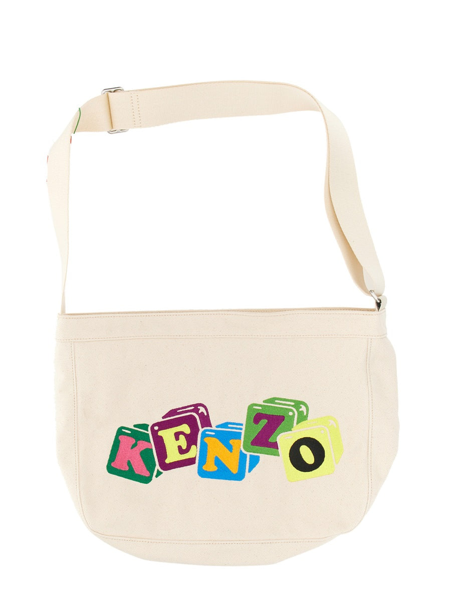 Kenzo Women Shoulder Bag With Embroidery