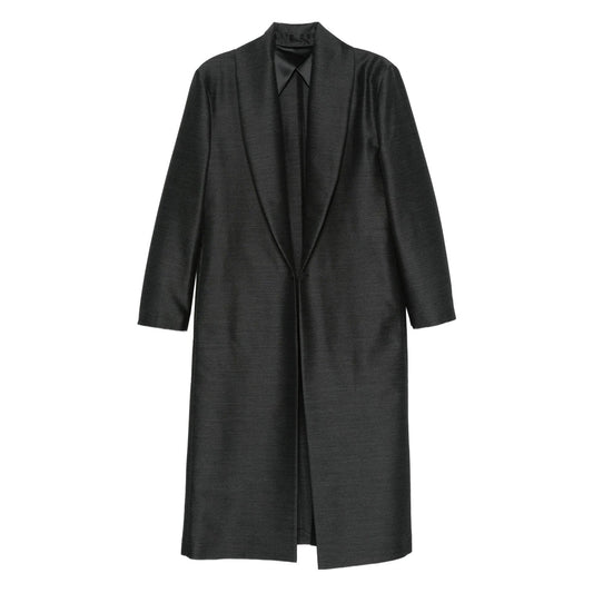 Alberta Ferretti Black Coats - Single Breasted Coats Women