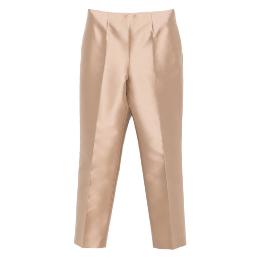 Alberta Ferretti Neutrals Trousers - High-Waisted Trousers Women