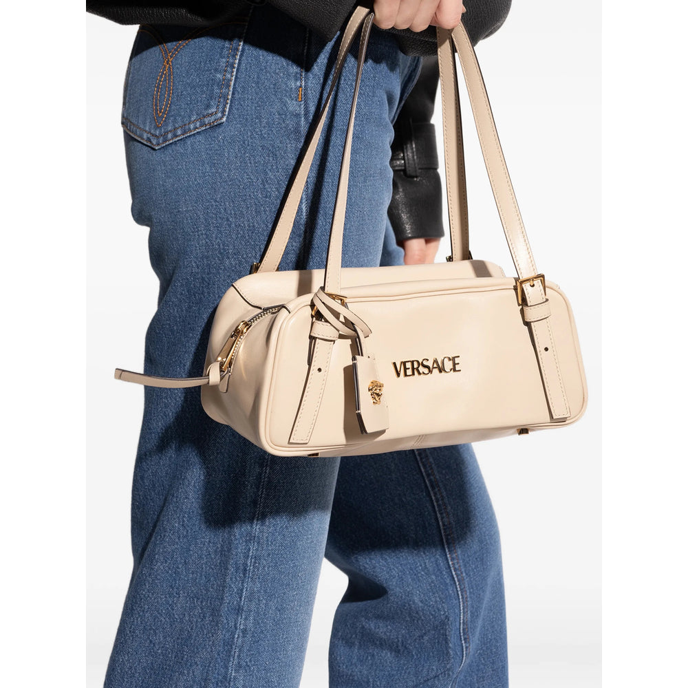 Versace Neutrals Shoulder Bags Women