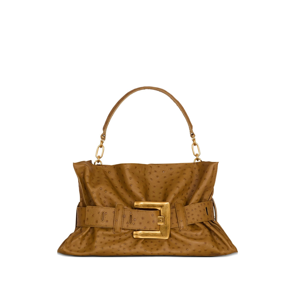 Balmain Brown Shoulder Bags Women