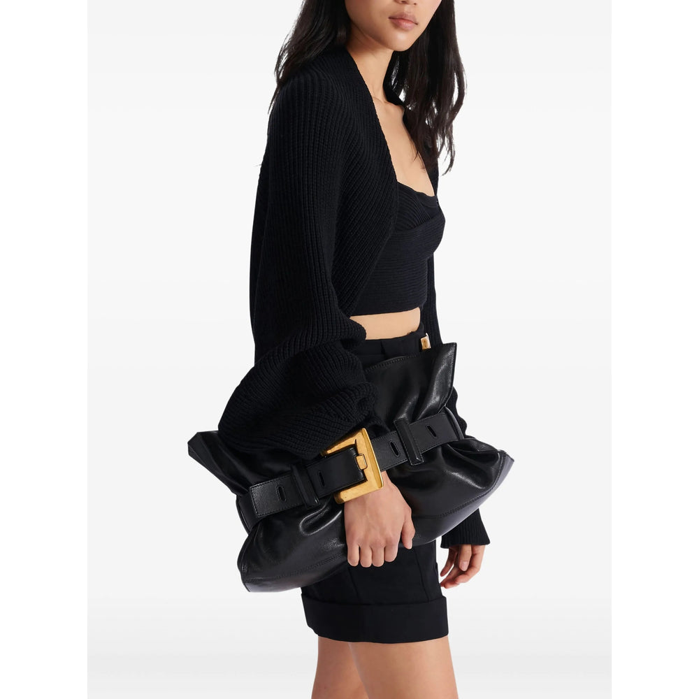 Balmain Black Shoulder Bags Women