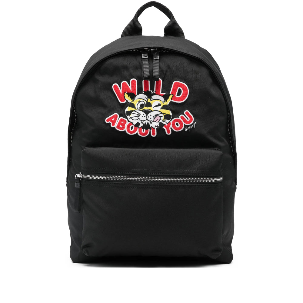 Kenzo Black Backpacks Men